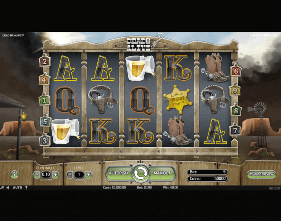 Dead or Alive Slot machine