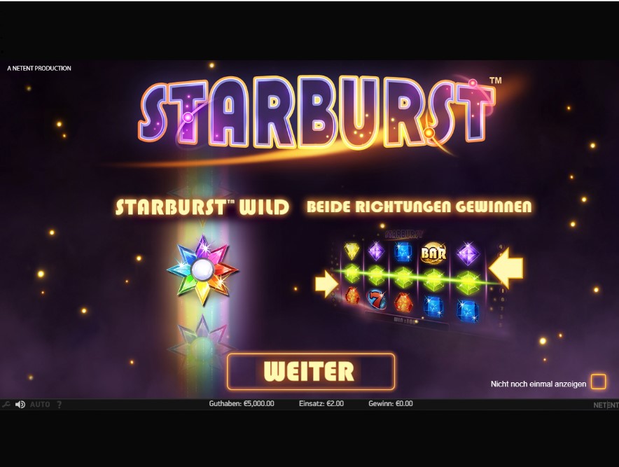 Starburst Slot Machine